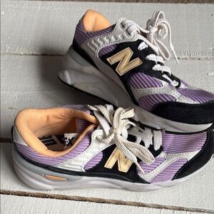New Balance Purple and Black Sneakers